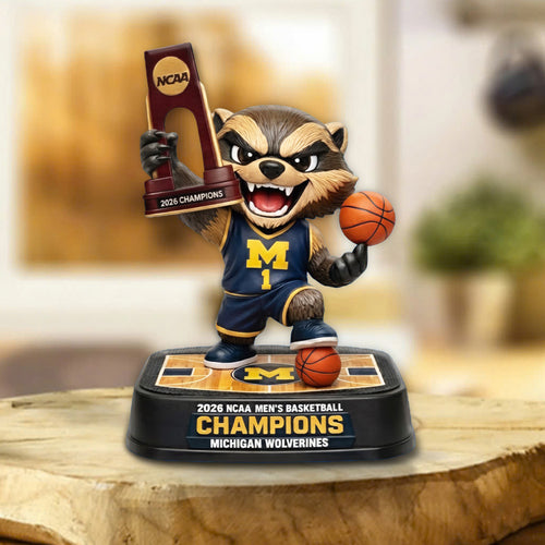 Michigan Wolverines 2026 Men's Basketball National Champions Custom Shape Acrylic Plaque – TANTN22165