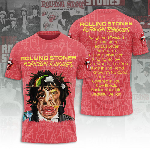 The Rolling Stones x Foreign Tongues 3D Apparel – TANTN22829