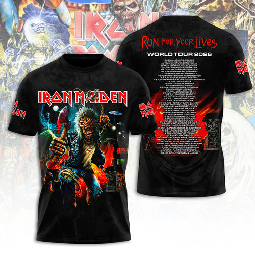Iron Maiden Tour 2026 3D Apparel – TANTN23152