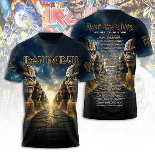 Iron Maiden Tour 2026 3D Apparel – TANTN23346