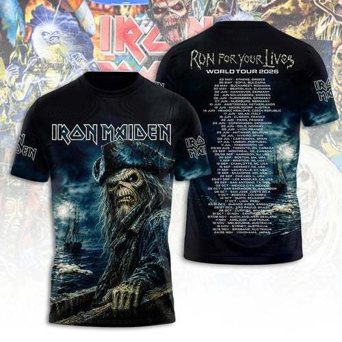 Iron Maiden Tour 2026 3D Apparel – TANTN23385