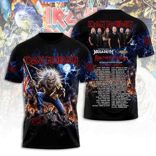 Iron Maiden Tour 2026 3D Apparel – TANTN23594
