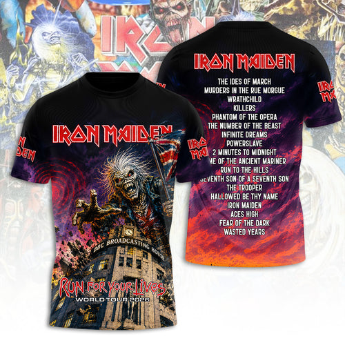 Iron Maiden Tour 2026 3D Apparel – TANTN23597