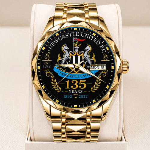 Newcastle United 135th Anniversary Alloy Luxury Quartz Watch – TANTN24184
