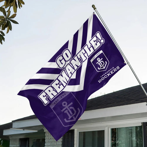 Fremantle Dockers 3D Double-side House Flag – TANTN24923