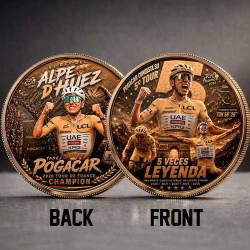 Tadej Pogacar 2026 Tour de France Champion Commemorative Coin – TMTHU7866