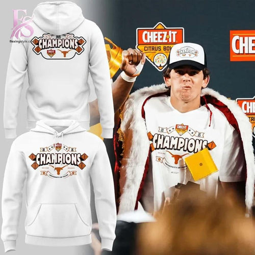 Texas Longhorns 2025 Cheez-It Citrus Bowl Champions Hoodie