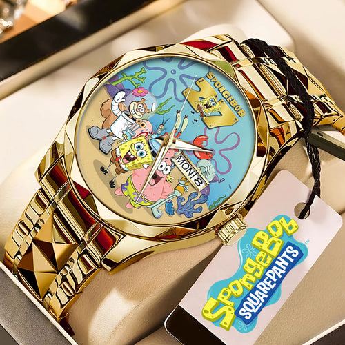 SpongeBob SquarePants 27th Anniversary Alloy Luxury Quartz Watch – TMTHU3348