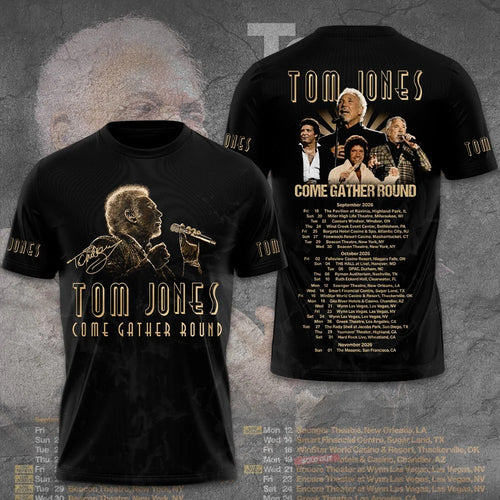 Tom Jones Tour 2026 3D Apparel – GNE8374