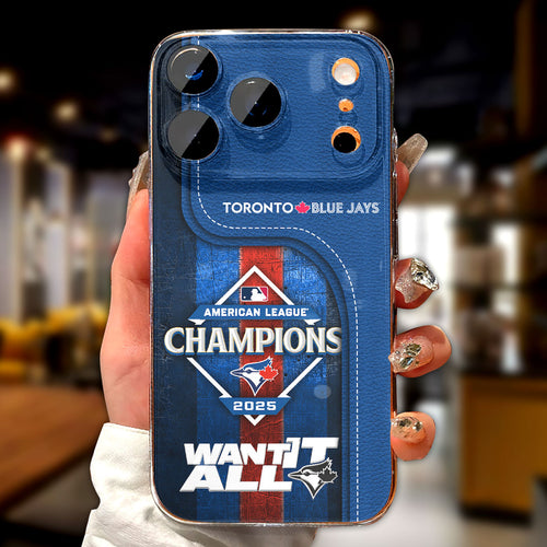 Toronto Blue Jays 2025 American League Champions Phone Case – HOATT14623