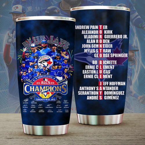 Toronto Blue Jays 2025 American League Champions Tumbler Cup – MAITM13665