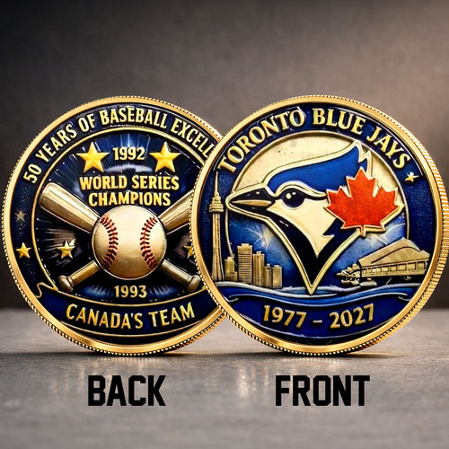 Toronto Blue Jays 50th Anniversary Commemorative Coin – MAITM15229