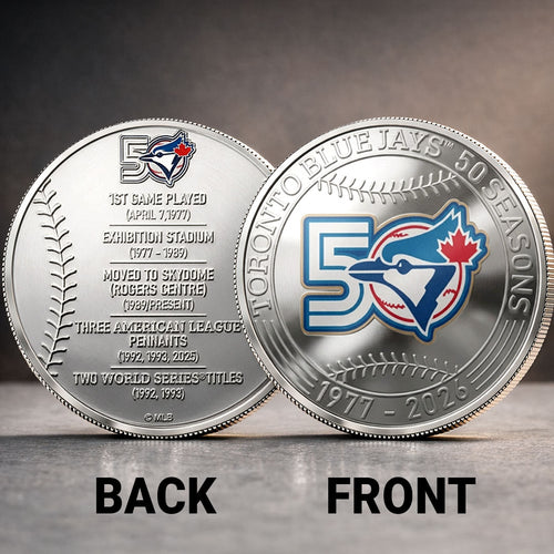 Toronto Blue Jays 50th Anniversary Commemorative Coin – TANTN22458
