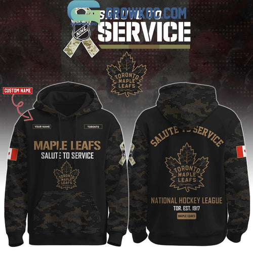 Toronto Maple Leafs Salute To Service Veterans Day Hoodie Shirt