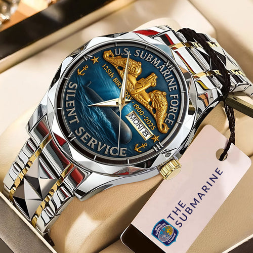 US Submarine Force 125th Anniversary Alloy Luxury Quartz Watch – TMTHU1943