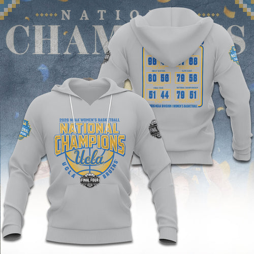 UCLA Bruins 2026 Women's Basketball National Champions 3D Apparel – TANTN22095