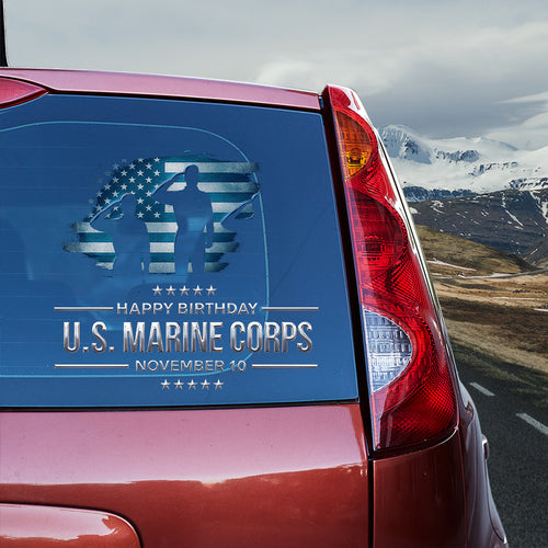 US Marine Corps 250th Anniversary 2025 Car Sticker – TMTHU572