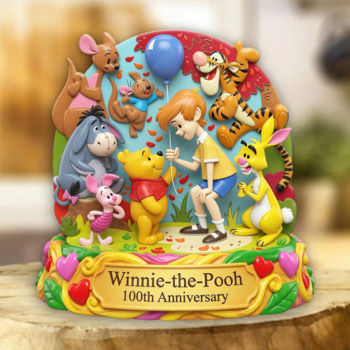 Winnie-the-Pooh 100th Anniversary 2026 Custom Shape Acrylic Plaque – TMTHU6727