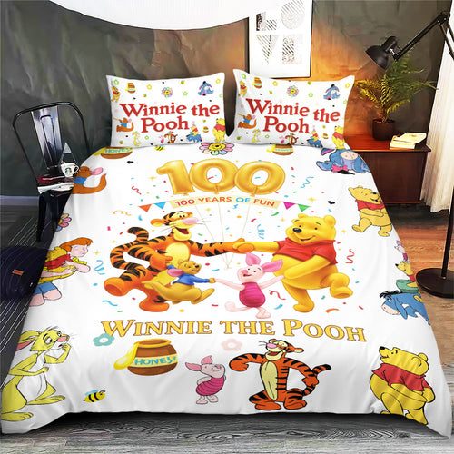 Winnie-the-Pooh 100th Anniversary 3-Piece Duvet Bedding Set – TMTHU5999