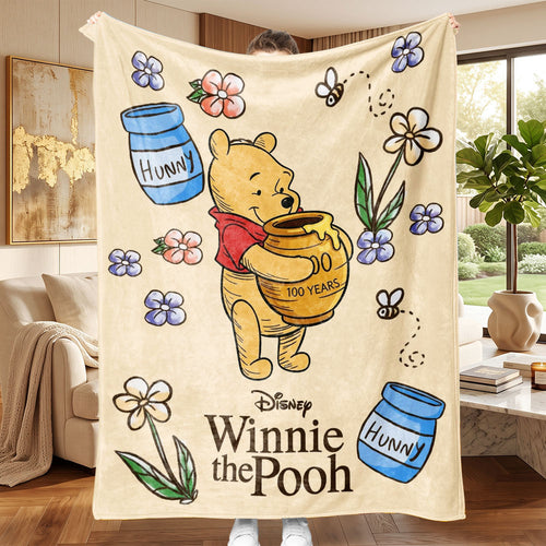 Winnie-the-Pooh 100th Anniversary Fleece Blanket – TMTHU7916