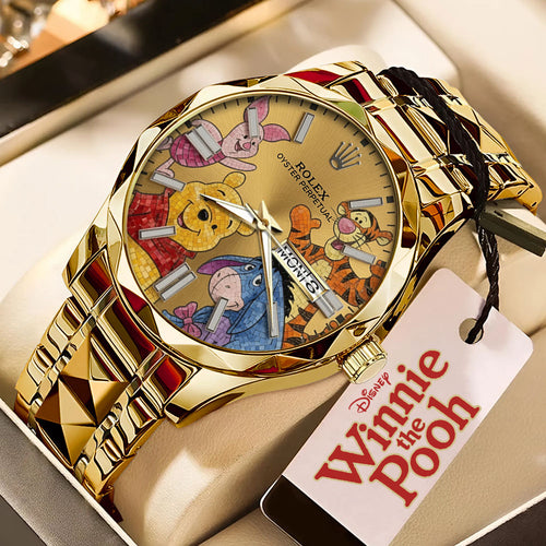 Winnie-the-Pooh Alloy Luxury Quartz Watch – TMTHU7369