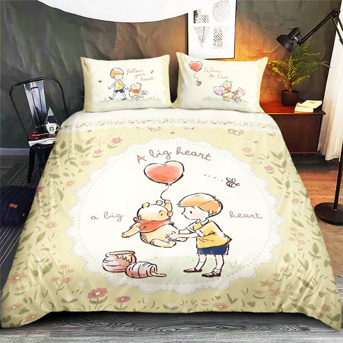 Winnie-the-Pooh 100th Anniversary 3-Piece Duvet Bedding Set – TMTHU7748