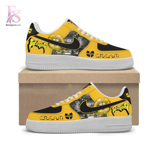 Wu-Tang Clan Cream Air Force Shoes
