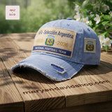 Argentina National Football Team AFA 1893-2026 Distressed Baseball Cap