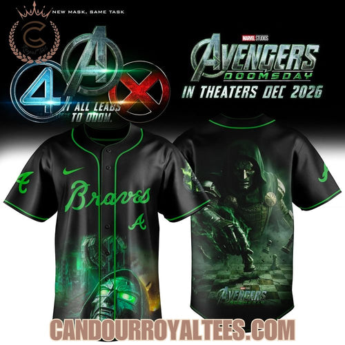 Atlanta Braves x Avengers Doomsday 2026 Doctor Doom Jersey