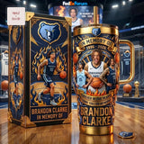 Brandon Clarke Memphis Grizzlies Commemorative “In Memory Of” 1996-2026 Handled Tumbler