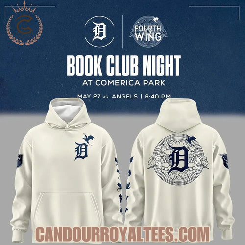 Detroit Tigers Book Club Night Hoodie