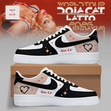 Doja Cat World Tour 2026 Heart Graphic Custom Premium Air Force 1 Shoes