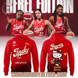 Introducing the 2026 Rebel edition uniform for Indiana Fever x Hello Kitty Hoodie