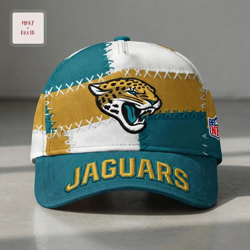 Jacksonville Jaguars NFL Patchwork Embroidered Snapback Cap