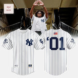 Jay-Z The Blueprint 2001 Limited Edition New York Yankees Pinstripe Baseball Jersey