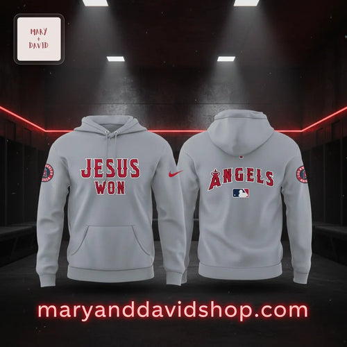 Jesus Won Angels MLB Baseball Fan Hoodie