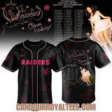 Las Vegas Raiders x Olivia Rodrigo The Unraveled Tour Baseball Jersey