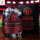 Manchester United 148th Anniversary 1978-2026 Old Trafford Whiskey Glass