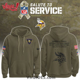 Minnesota Vikings Salute To Service Limited Edition Shirt