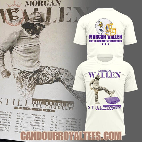 Morgan Wallen Live In Concert At Minnesota Tshirt, Hoodie