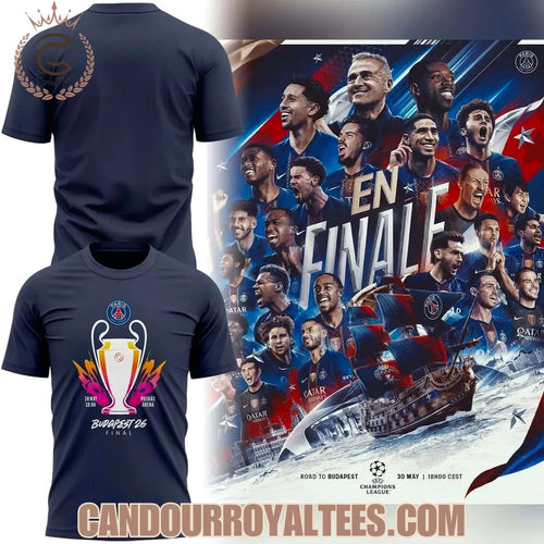 Paris Saint-Germain Budapest 26 Final T-Shirt