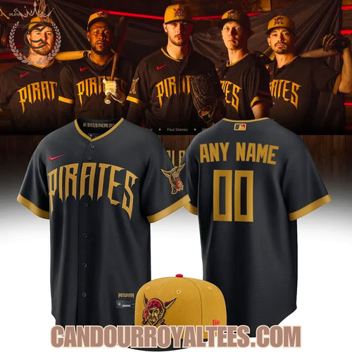 Pittsburgh Pirates Black 2026 City Connect Stadium Jersey
