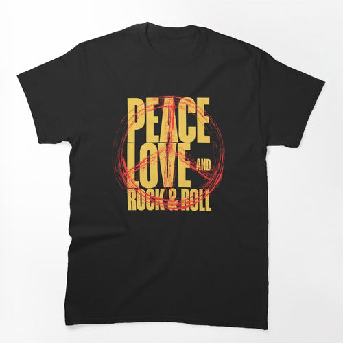 PEACE LOVE And ROCK & ROLL Shirt