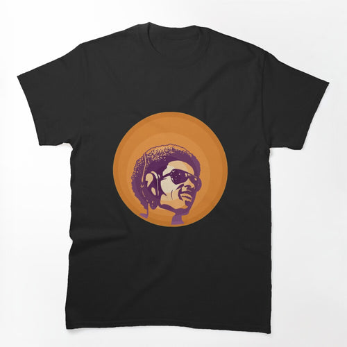 Stevie Wonder Stevie Wonder Orange_Purple _ Shirt