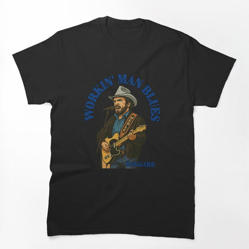 Merle Haggard Outlaw Soul Vintage Country Music Art Workin' Man Blues Shirt