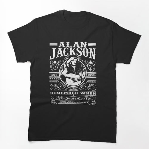 Alan Design Arts Jackson Singer - Remember When Neotraditional Country Shirt