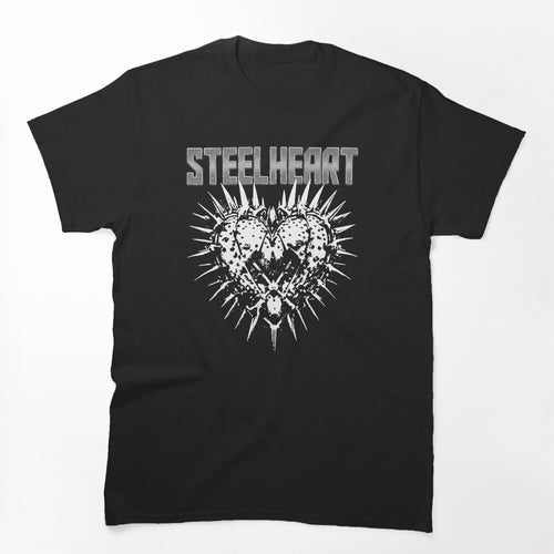 White Silhouette Heavy Metal Band Shirt