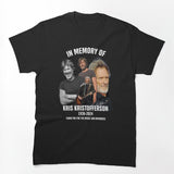 In Memory Of Kris Kristofferson Shirt