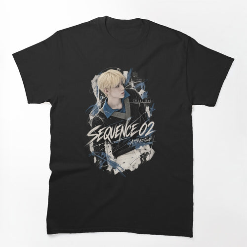 Zhang Hao Blue Distressed Portrait AND2BLE Fan Art Shirt