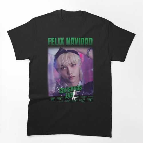 Felix Navidad Stray Kids Christmas Evel Shirt